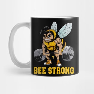 Bee Strong - Funny Fitness Gym Tee Mug